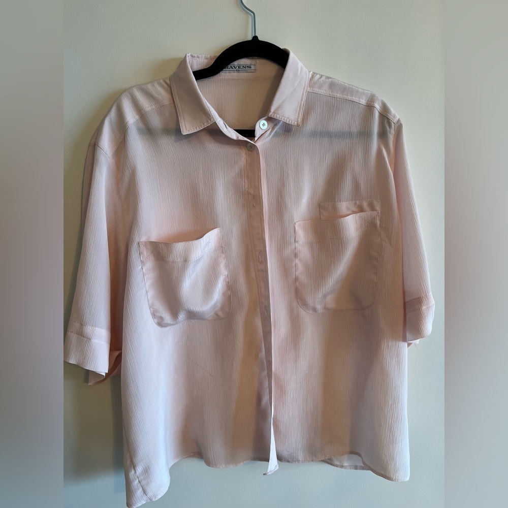 Raven Pink Button-down Shirt